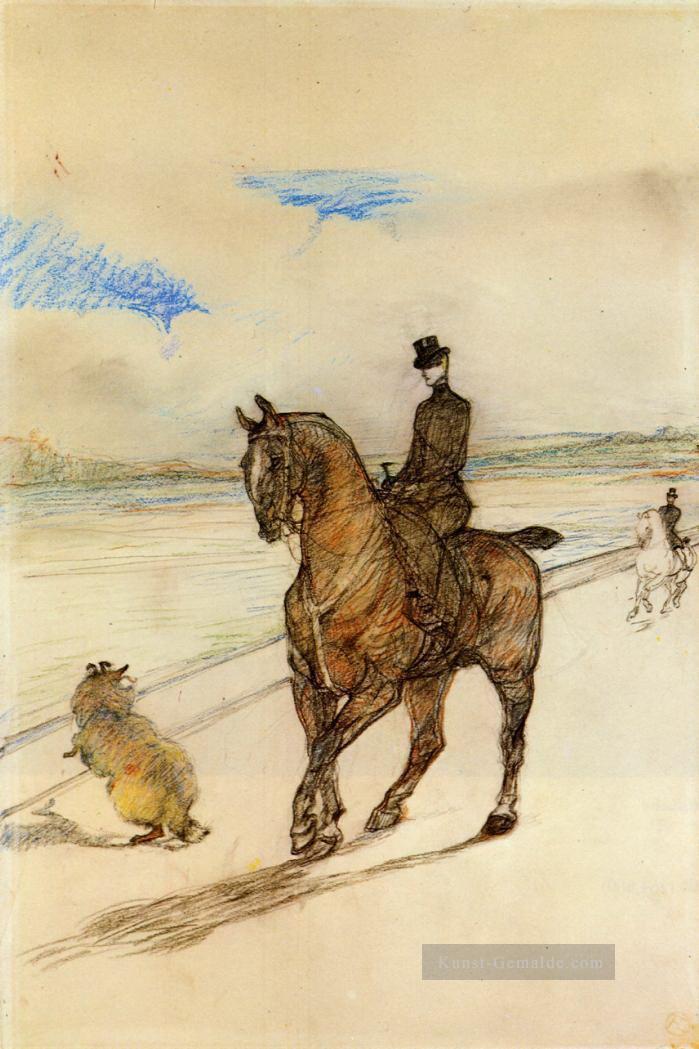 Pferdwoman 1899 Toulouse Lautrec Henri de Ölgemälde